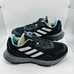Size 8 - Adidas Women's Pedivista Hiking Trail Running Shoes Black Teal Accents